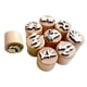 thumbnail image 4 of 6 sellos de madera con huellas de animales, para manualidades, para niños, multiusos, para scrapbooking Caramelo, 4 of 7