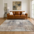 thumbnail image 6 of Addison Rugs Chantille Indoor/Outdoor Transitional Abstract Khaki Machine Washable Rectangle Rug, 9' x 12', 6 of 8