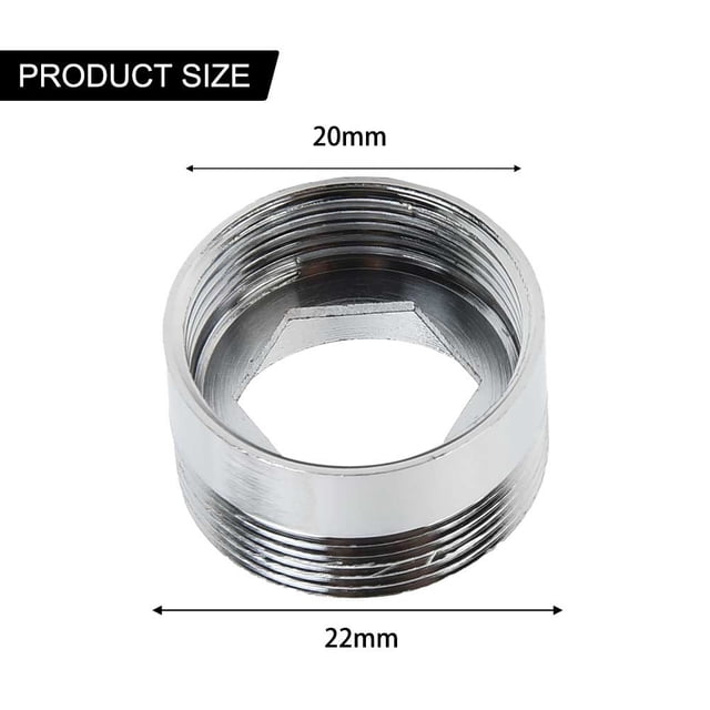 Mosiee Tap Connector Faucets-Adaptors Inside Outside Thread Water Saving Faucets Kitchen-Faucet Adapter Kitchen Accessory 16/18/20-22Mm