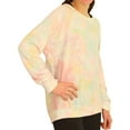 thumbnail image 2 of P.J. Salvage Womens Tie Dye Pajama Sweater, Multicoloured, Medium, 2 of 5