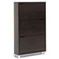 thumbnail image 1 of Bowery Hill Armoire à Chaussures Moderne Brun Foncé, 1 of 5
