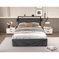 thumbnail image 2 of Queen Size LED Bed Frame with 4 Storage Drawers | In Bedroom, Provides Convenient Storage & Smart Lighting, 2 of 2