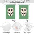 thumbnail image 2 of XMXY Mask Anonymous Garden Flags Double Sided,Farmhouse Holiday Yard Outdoor Sign Decor Flag, 28"x40" inch, 2 of 8