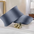 thumbnail image 3 of Navy Blue Gradient Outdoor Pillow Covers Pack of 2 Abstract Texture Modern Simple Waterproof Throw Pillow Covers Decorative Cushion Cases for Patio Garden Tent Balcony Couch 20x12 inch, 3 of 8