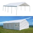 thumbnail image 5 of Ecolinear 26' x 20' x 10.58' White Canopy Carport, 5 of 8