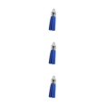 thumbnail image 2 of Naiovety 28 piezas bolsa Keychian delicado llavero colgante borlas Simple llavero borla adorno DIY accesorio azul real Azul real 3Conjunto, 2 of 6