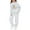 A-White, variant on Tiweut Boy and Girl Outfits Unisex 67 Print Hoodies and Jogger 2pcs Tracksuit Clothing Set
