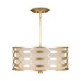 thumbnail image 2 of Fine Art Handcrafted Lighting 787540 Allegretto 3 Light 24" Wide Drum Chandelier - Gold, 2 of 3
