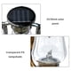 thumbnail image 4 of Lámpara portátil Luz de vela colgante con energía solar LED retro Lámpara de aceite Parpadeo Linterna solar sin llama Iluminación colgante al aire libre para patio Jardín Tienda Eccomum Lámpara portátil, 4 of 7
