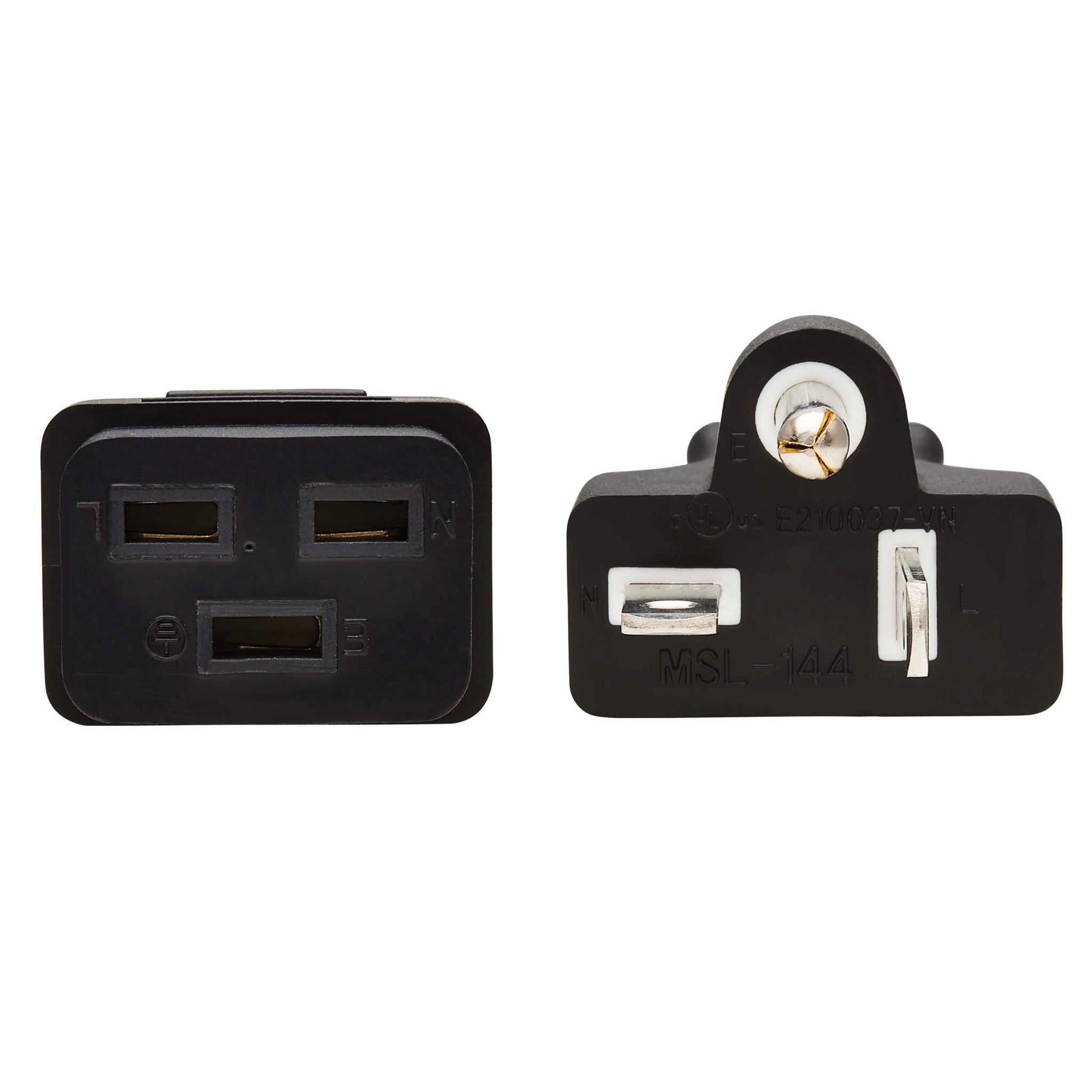AYA 10Ft (10 Feet) 12AWG Heavy Duty NEMA 5-20P To IEC-60320-C19 Power Extension Cord SJT 12 AWG UL and cUL Listed