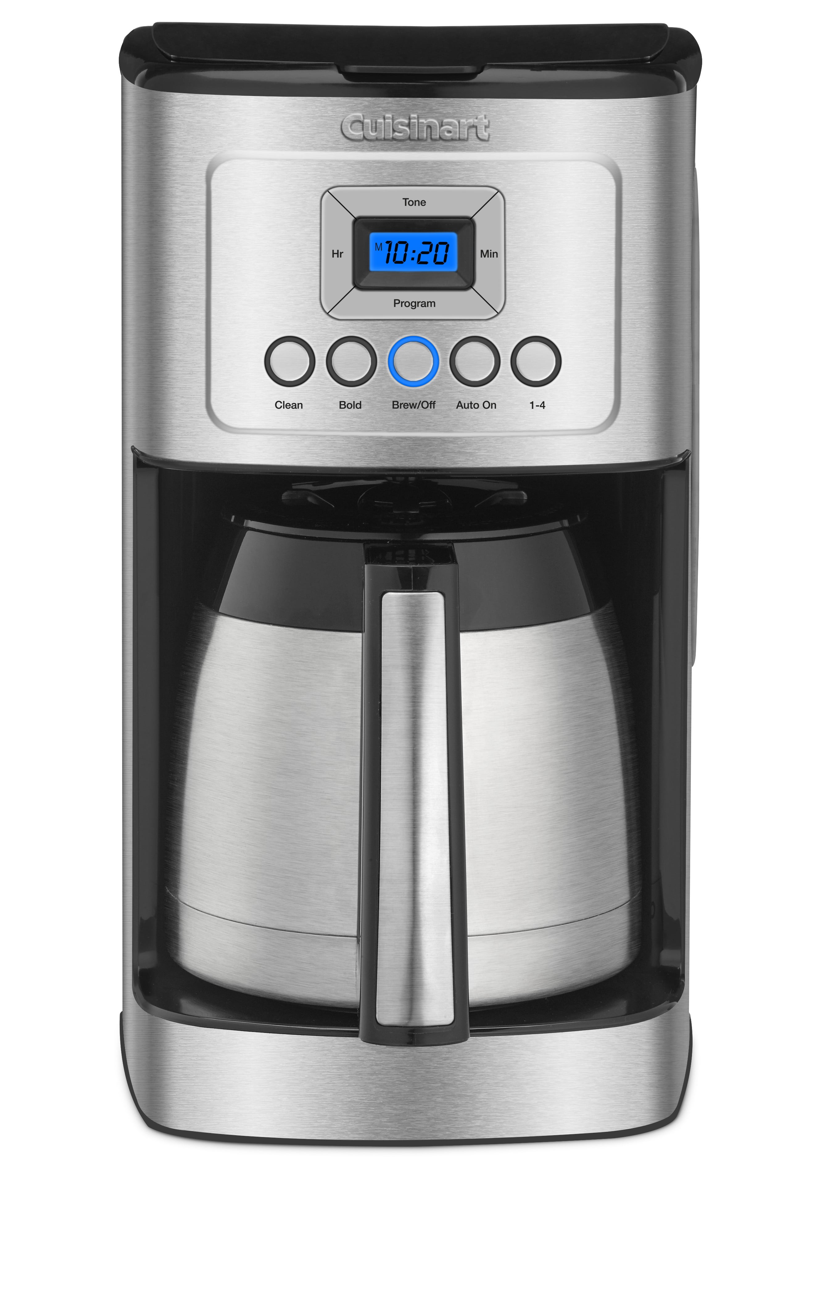 Cuisinart Coffee Maker, 14-Cup Glass Carafe, Fully Automatic for Brew  Strength Control & 1-4 Cup Setting, Stainless Steel, DCC-3200P1