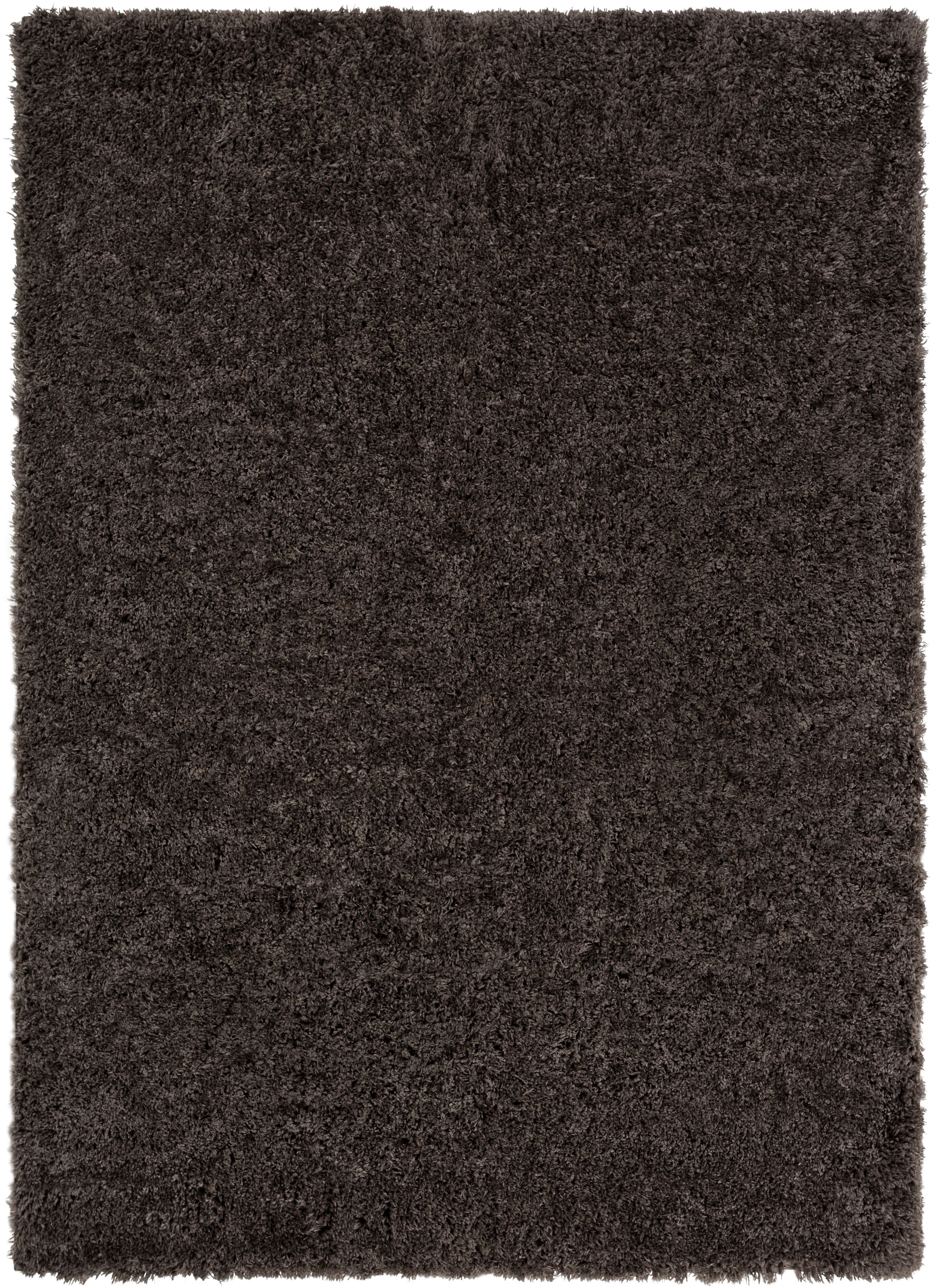 Well Woven Celeste Olympic Modern Solid Shag Peppercorn Grey 9'3" x 12'6" Shag Pile Soft Area Rug