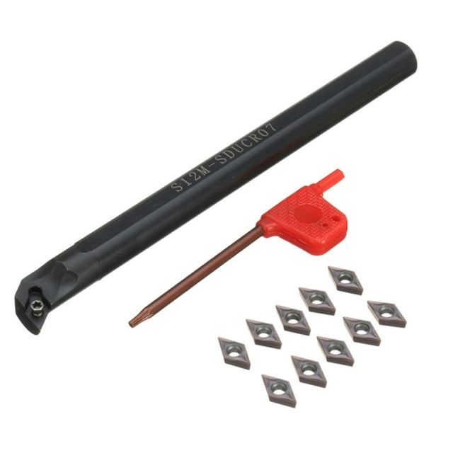 S12M-SDUCR07 Barra de Mandrinado de Herramienta de Torneado ástago CNC de Inserciones de shamjiam Porta tornos de torneado