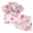 ZB-Pink, variant on Wenfanal Toddler Pajamas Sets Toddler Girls Birthday Pajamas Goose Print Tops Shorts Set Silk Sleepwear Size 3-4 Years,Pink