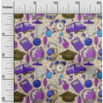 thumbnail image 2 of oneOone Polyester Spandex Light Brown Fabric Kids Craft Projects Decor Fabric Printed By The Yard 56 Inch Wide, 2 of 4