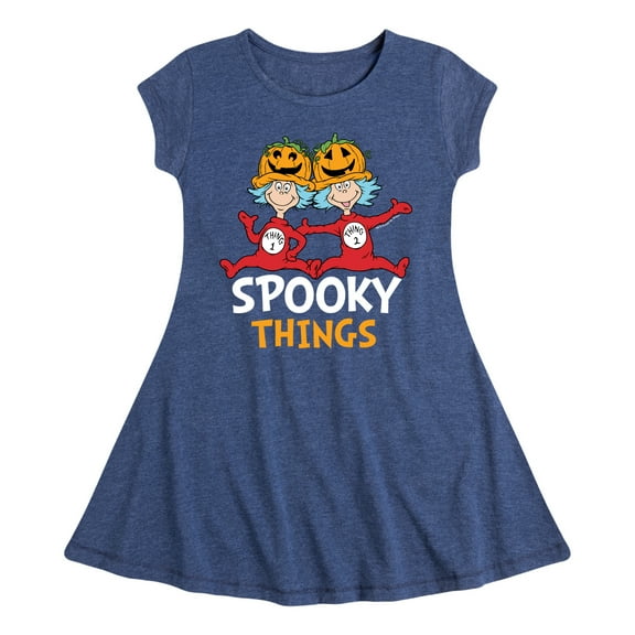 Dr. Seuss - Spooky Things - Toddler And Youth Girls Fit And Flare Dress