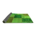 thumbnail image 2 of Ahgly Company Indoor Rectangle Patchwork Green Transitional Area Rugs, 5' x 7', 2 of 4
