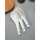thumbnail image 4 of 2/4/6pcs White Ceramic Soup Spoons For Home And Restaurant Banquets, 4 of 5