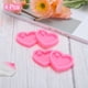 thumbnail image 3 of Uxcell 4 Pcs Moldes de Resina en Forma de Corazón Silicona Kit de Colgante para Llaveros, Rosa, 3 of 6