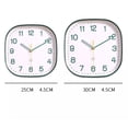 thumbnail image 2 of Simple Wall Clock, Silent Home Wall Mounted Quartz Creative Wall Mounted Watch, Suitable for Living Room, Study, Bedroom, Office., 2 of 6