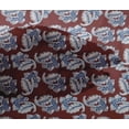 thumbnail image 4 of oneOone Viscose Chiffon Fabric Leaves & Floral Block Print Fabric BTY 42 Inch Wide, 4 of 4