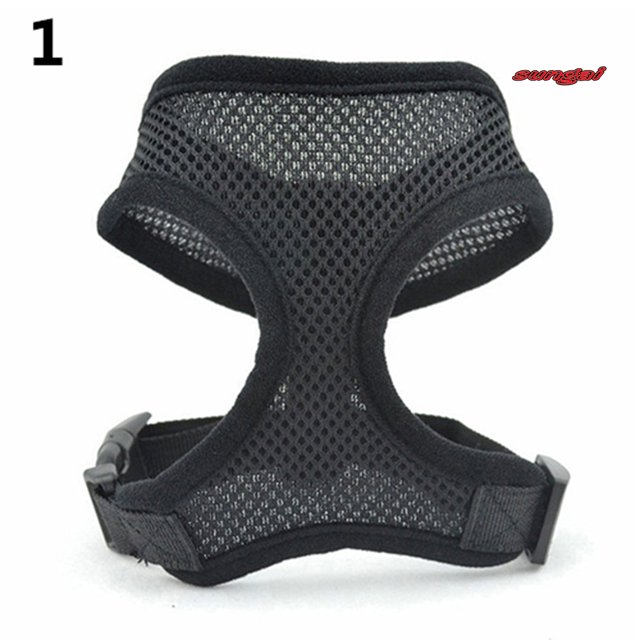 Cw_perro Cachorro Walk Collar De Malla Suave Correa De Seguridad Chaleco Ajustable Arnés De Control De Mascotas