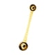 thumbnail image 4 of Cuchara medidora de café, cucharada de suministros de cocina, cucharadita de doble cabeza para ingredientes, especias, azúcar, granos, café en polvo Oro, 4 of 10