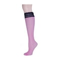 thumbnail image 3 of MeMoi Ornate Lace Net Knee High Socks - Womens - Female, One Size, Petal Pink, 3 of 5