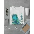 thumbnail image 3 of Blue Feather T-Shirt Men -Muzaffar Yulchiboev Designs, Male 3X-Large, 3 of 4