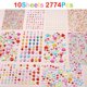 thumbnail image 3 of MYDBUYSOME 2774 piezas de stickers acrílicos con gemas para manualidades, 3 of 8