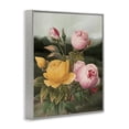 thumbnail image 4 of Stupell Industries Vintage Peony Blooms Botanical & Floral Painting Gray Framed Art Print Wall Art, 24 x 30, 4 of 10
