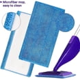 thumbnail image 3 of Replaceable Microfiber Mop Pads - 4-pack, Blue, 3 of 4