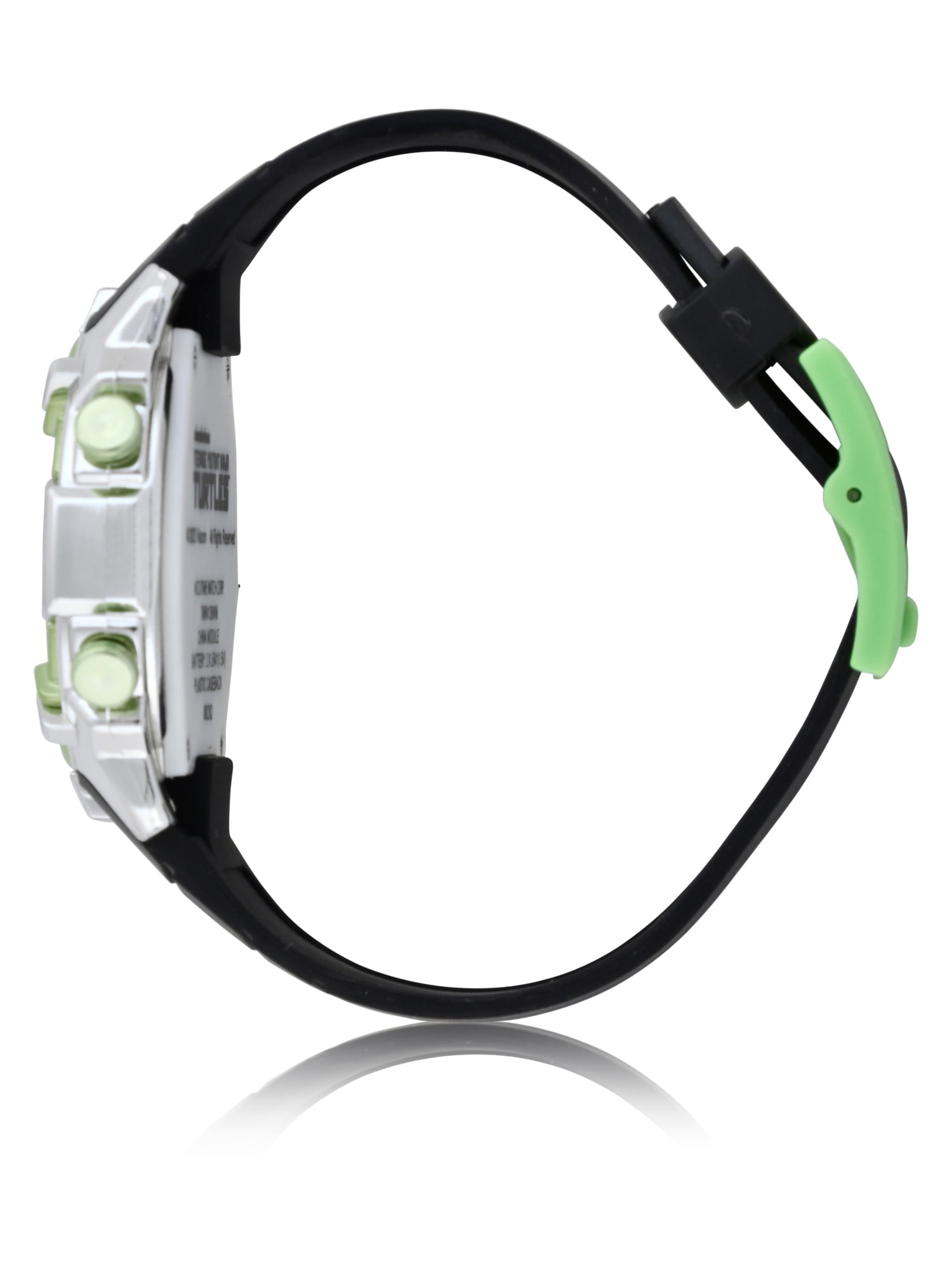 TMR4136WM Teenage Mutant Ninja Turtles Kids Flashing Lights LCD Watch with Plastic Strap