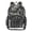 Dark Wings, variant on Large Clear PVC Backpack Heavy Duty See Through Backpack for Adults Work Travel, Cosmic Cherry Moon Printed 12L