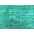 thumbnail image 1 of Ahgly Company Machine Washable Indoor Rectangle Abstract Turquoise Blue Contemporary Area Rugs, 8' x 10', 1 of 4