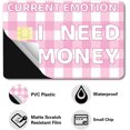 thumbnail image 3 of 4 Styles Credit Card Skin Debit Card Skin Debit Card Stickers Covers No Bubble Slim Small Chip Personalized Bank Card Decals Removable Transportation Key Card 7.3x5.4Inch-I Need Money, 3 of 6