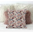 thumbnail image 6 of Roses Sprayed Stars Suede Zippered Pillow W Insert in Red Yellow Blue 16 x 16, 6 of 7