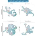 thumbnail image 2 of 16PCS Animal Window Decals Static Rainbow Turtle Glass Sliding Door Sticker Snake Decal Lizard Clings Non Adhesive Prismatic Vinyl Film Stickers for Windows Prevent Stop Birds Strikes DIY, 2 of 7