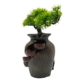 thumbnail image 5 of JJOU3L4YUSFKH Tall Tabletop Fountain Mini Waterfall Indoor, Brown and Green, 5 of 13