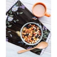 thumbnail image 3 of Spring Flowers Kitchen Dish Towels for Drying Dishes Set of 2, Blue Floral Leaves Birds Country Farm Wood Grain Waffle Weave Microfiber Hand Tea Bathroom Towels Quick Dry & Absorbent Towel 12x12, 3 of 7