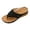 Black, variant on Elegant Summer Sandals for Women Flip Flops with Cutout Floral Design and Strappy Toe Post Womens Flip Flops Black,9