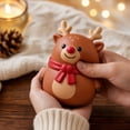 thumbnail image 5 of Christmas Squishy Hand‑play Decompression Fidget Toy, Stress Reducing Squeeze Sensory Toy, Pocket‑friendly Portable Play Toy for Boys Girls, Desk Ornament and Party Giveaway Gift(Cute Fawn), 5 of 6