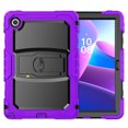 thumbnail image 2 of XYX for Lenovo Tab 10.1 2025 TB-311XU/K10C TB-311FU Case 10.1 inch, 3in1 Heavy Duty Shockproof Tablet Cover with Stand, Shoulder Strap, Purple, 2 of 7