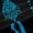 Black Blue 06, variant on Feelyou Western Aztec Damask Curtains Pack of 2 (42x84 Each), Boho Cat Curtains Blackout
