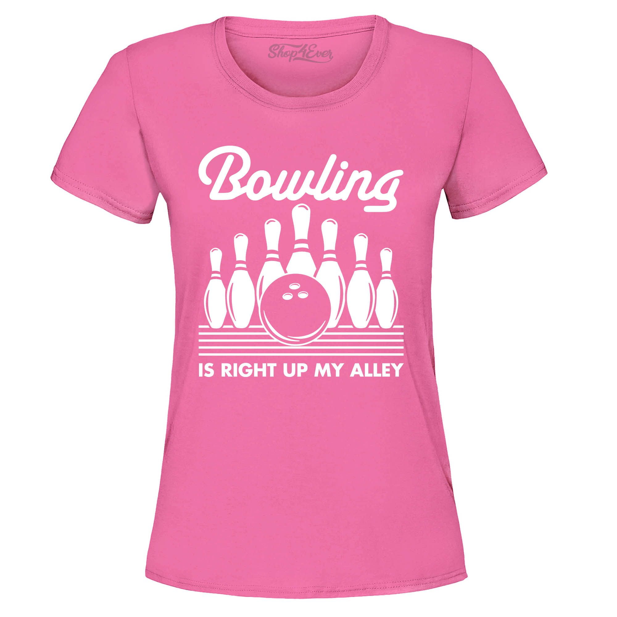 Shop4Ever Women's This is My Spare Shirt Funny Bowling Graphic TShirt