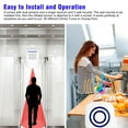 thumbnail image 5 of Teissuly Wireless Home Security Driveway Alarm, Entry Alert, Visitor Door Bell Chime with 1 Plug-in Receiver and 1 PIR Motion Sensor Detector Alert System, Quality Sound and LED, 38 Melodies, 5 of 9