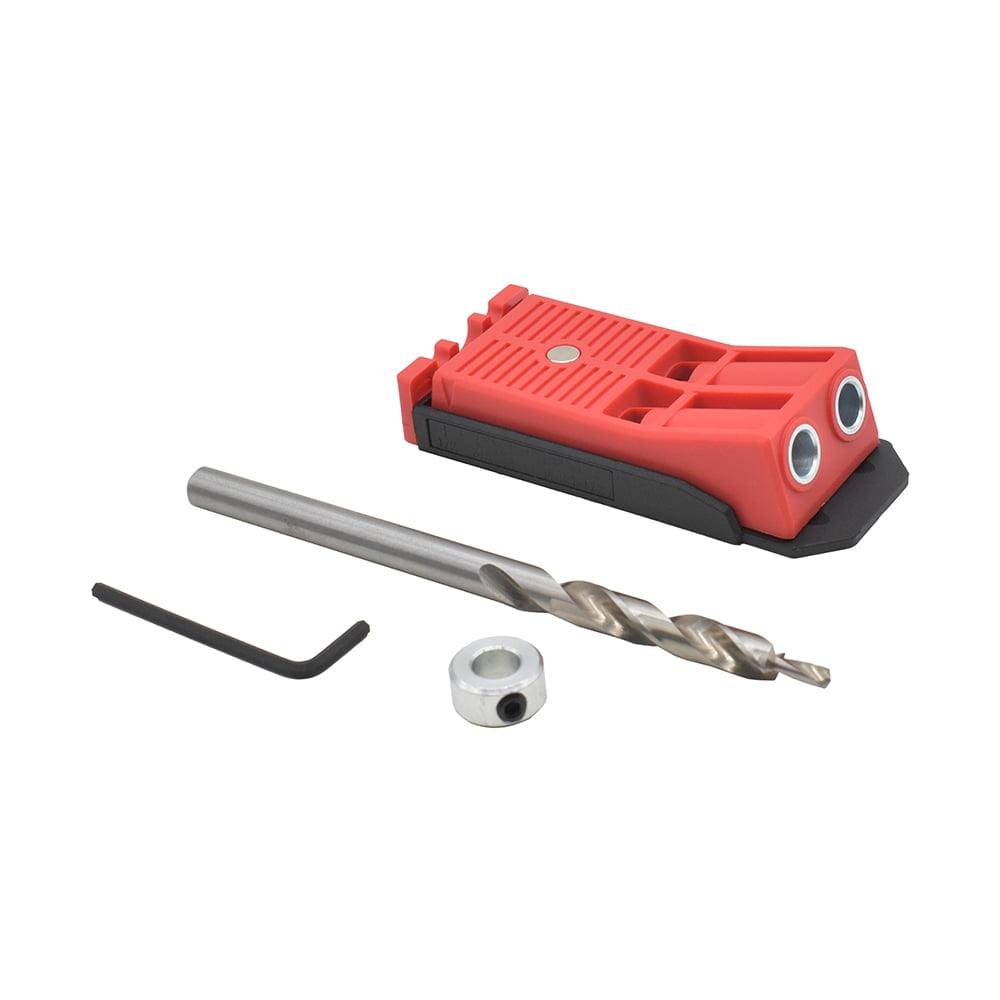 Big Horn 12602 4 Piece Two-Hole Mini Pocket Hole Jig System