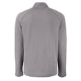thumbnail image 3 of Men's-Cutter & Buck  Heather Gray Vancouver Whitecaps FC Peshastin Eco Fleece Recycled Raglan Full-Zip Jacket, 3 of 3