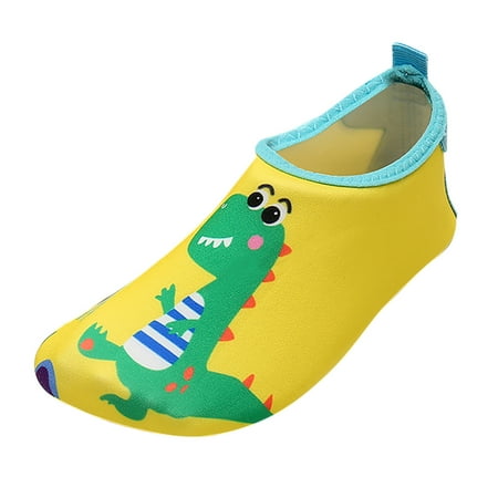 

ZENMELE Kids Sneakers Cute Shoe Socks Quick Swimming Kids Dry Animal Water Children Shoes Beach Kids Socks Shoes Cartoon Outdoor Diving Baby Shoes Sports Shoe 9Y-9.5Y