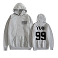 thumbnail image 1 of Chandail à Capuche Graphique iU-LZ pour Unisexe Chandail-Over Fans Tendance,m,Gris, 1 of 4